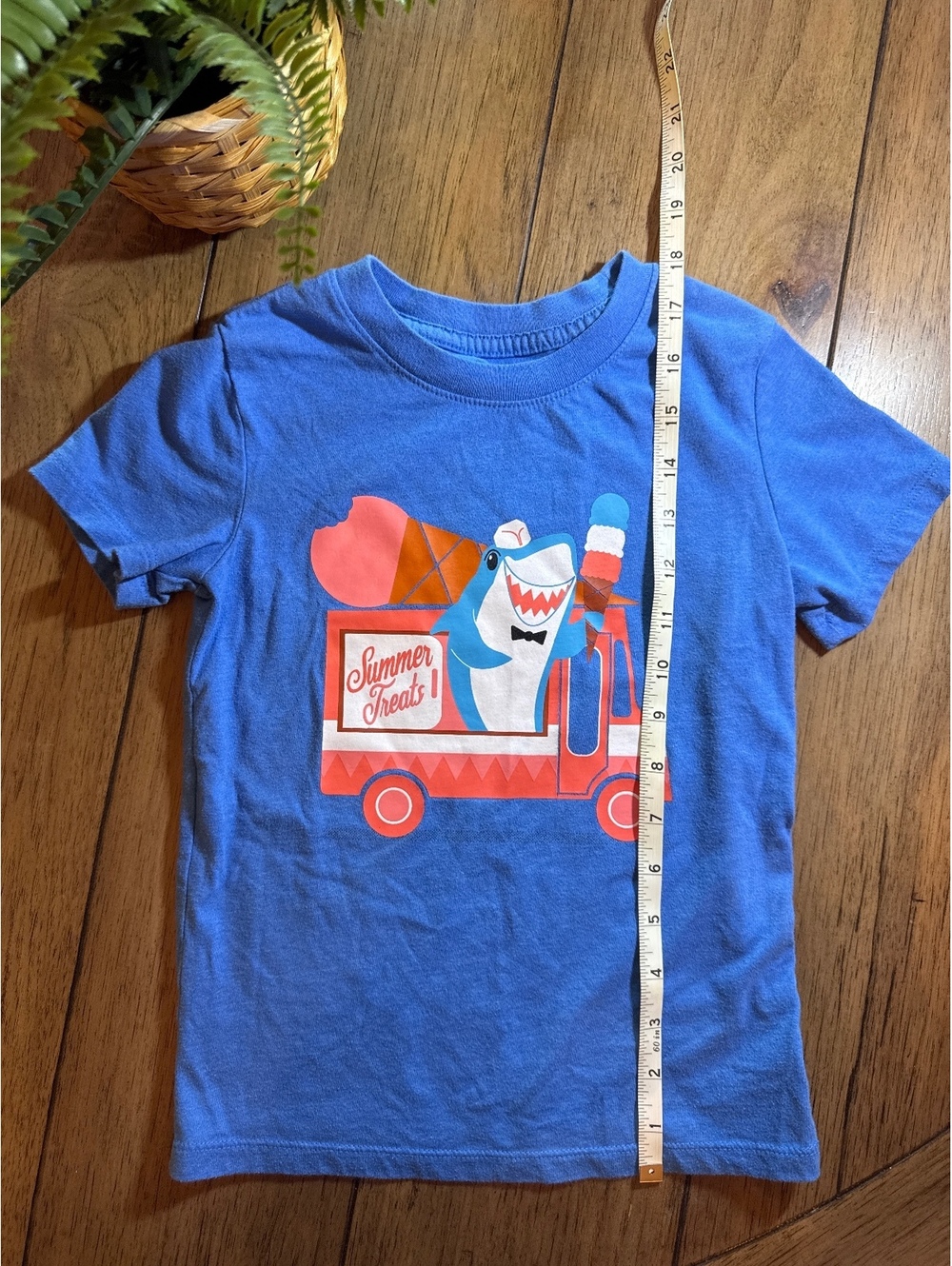 Cat & Jack Tiny Tornado Graphic T-Shirt Boys 5T Orange Short Sleeve